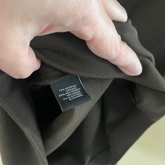 NEW Lafayette 143 New York brown 3/4 sleeve sheath Dress - Picture 7 of 8